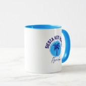 Tasse de café de la plage de Siesta Key Floride (Devant droit)
