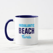 Tasse de café de la plage d'Indialantic Floride (Gauche)