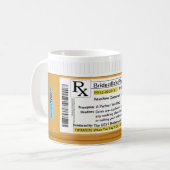 Tasse de café de la prescription RX de Bridezilla (Devant gauche)