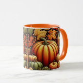 Tasse de café de la saison festive d'automne de ré (Devant droit)