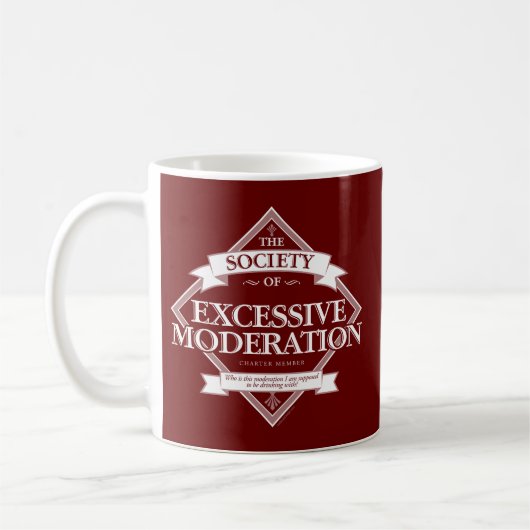Tasse de café de la Société de Modération Excessiv (Gauche)