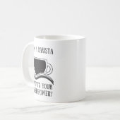 Tasse de café de la superpuissance de barman (Devant gauche)