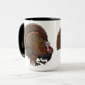 Tasse de café de la Turquie de thanksgiving (Devant gauche)