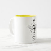 Tasse de café de l'abeille vous-même (Devant gauche)