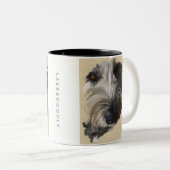 Tasse de café de Labradoodle - art original (Devant droit)