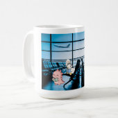 Tasse de café de l'aéroport (Devant gauche)