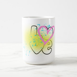 Tasse de café de l'amour