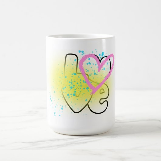 Tasse de café de l'amour (Centre)