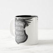 Tasse de café de l'appel 911 (Devant gauche)