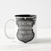 Tasse de café de l'appel 911 (Gauche)