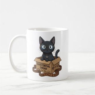 Tasse de café de l'avocate Lady Justice Black Cat