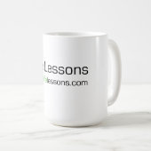 Tasse de café de leçons de la vie (Devant droit)