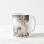 Tasse de café de l'Himalaya persane de chaton/chat (Devant droit)