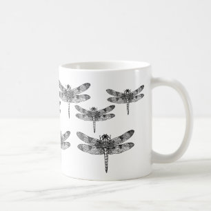 Tasse de café de libellule