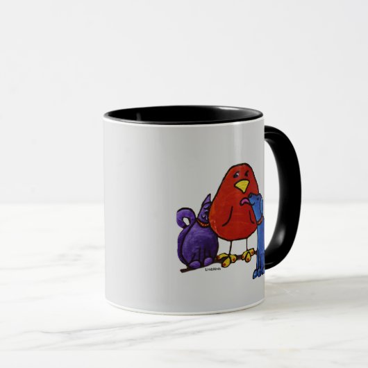 Tasse de café de LimbBirds (Devant droit)
