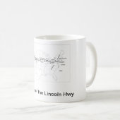 Tasse de café de Lincoln Hwy (Devant droit)