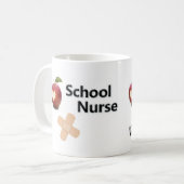 Tasse de café de l'infirmière d'école (Devant gauche)