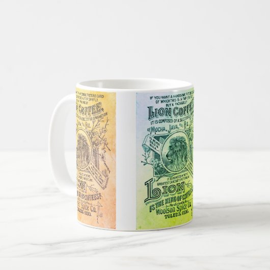 Tasse de café de lion (Devant gauche)