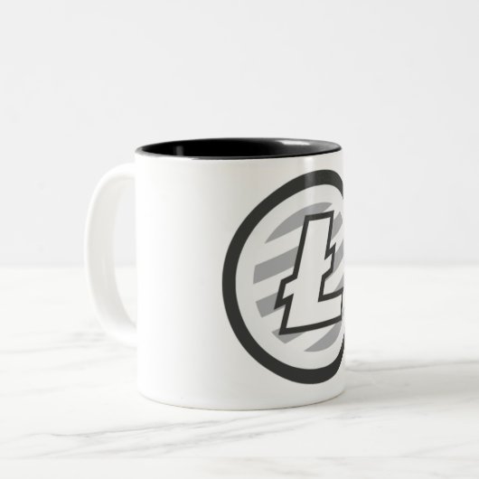 Tasse de café de Litecoin (Devant gauche)