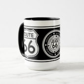 Tasse de café de l'itinéraire 66 (Devant gauche)