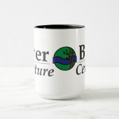 Tasse de café de logo de courbure de rivière (Centre)