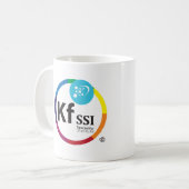 Tasse de café de logo de KFSSI (Devant gauche)