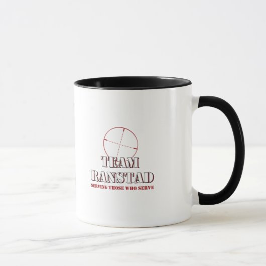 Tasse de café de logo de Ranstad d'équipe (Droite)