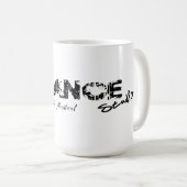 Tasse de café de logo de studios de défi (Devant droit)