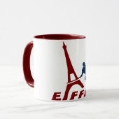 Tasse de café de logo d'Eiffle (Devant gauche)