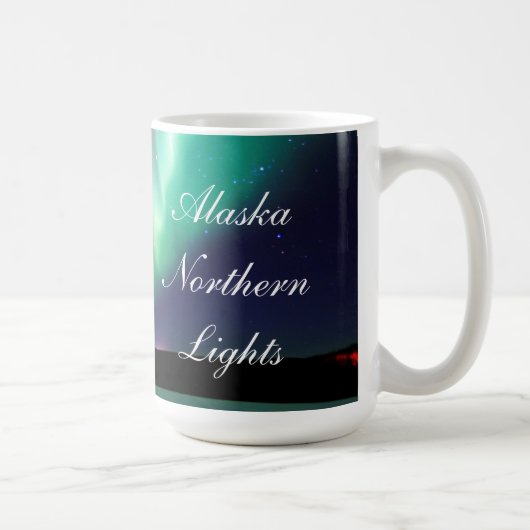 TASSE DE CAFÉ DE LUMIÈRES DU NORD DE L'ALASKA (Droite)