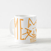 Tasse de café de lundi de Meow (Devant gauche)