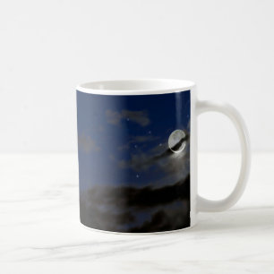 Tasse de café de lune de chat de CAAS Cheshire
