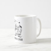 Tasse de café de lycée de Serra de genévrier 1968 (Devant droit)