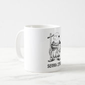Tasse de café de lycée de Serra de genévrier 1968 (Devant gauche)