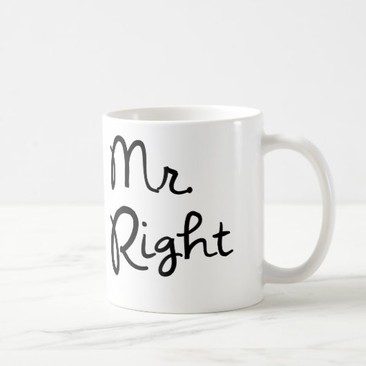 Tasse de café de M. Right (Droite)