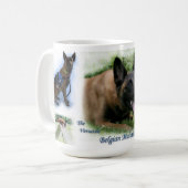 Tasse de café de Malinois de Belge (Devant gauche)