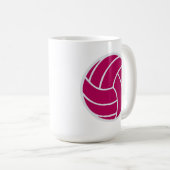 Tasse de café de maman de volleyball (Devant droit)