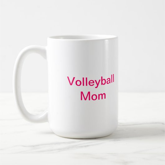 Tasse de café de maman de volleyball (Gauche)
