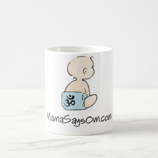 Tasse de café de maman Says OM (garçon) (Centre)