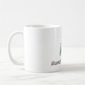 Tasse de café de maman Says OM (garçon) (Gauche)