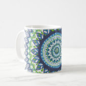 Tasse de café de mandala de l'eau (Devant gauche)