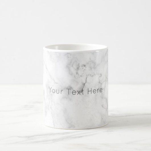 Tasse de café de marbre faite sur commande (Centre)