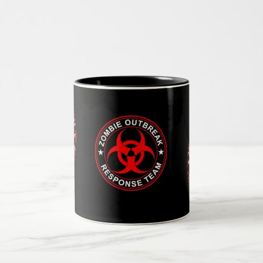 Tasse de café de marche de tasse de zombi d'équipe (Centre)