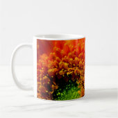 Tasse de café de marguerite orange (Gauche)