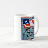 Tasse de café de marine du Texas (Devant droit)