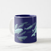 Tasse de café de Marinelife de tasse d'art de (Devant gauche)