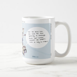 Tasse de café de massage de monocycle de bandes