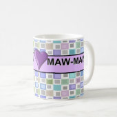 TASSE DE CAFÉ DE MAW-MAW (Devant droit)