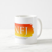 Tasse de café de MBTI ENFJ (Devant droit)