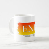 Tasse de café de MBTI ENFJ (Devant gauche)